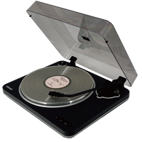 Tourne-disque professionnel Hi-Fi 33 45 tours avec fonction d'enregistrement USB-PC et sortie BT, lecteur de disques vinyles professionnel