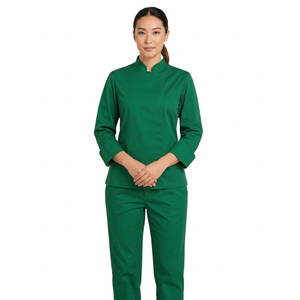 Veste de Chef Confortable en Coton à Manches Longues Unisexe pour Hôtel et Restaurant – Tenue de Travail Respirante – Fournisseur Fabricant - Product Image 1