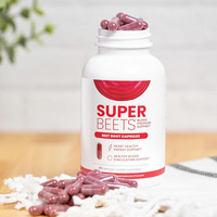 Complément alimentaire à base d'extrait de betterave en capsules OEM, soutien immunitaire, complément énergétique pour adultes