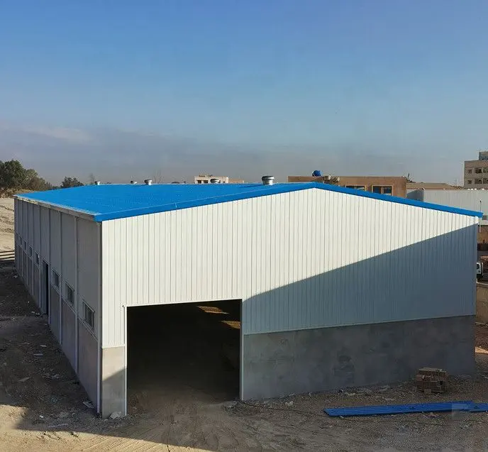 Light steel structure low cost prefabricated warehouse architectural design steel structure workshop
