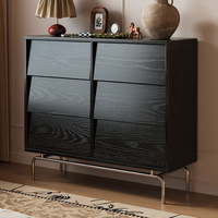 Meuble de rangement vintage en bois massif, écologique, durable, gain de place, grande capacité, à plusieurs niveaux, pour entrée, mobilier de maison