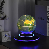 Globe terrestre magnétique flottant de haute qualité, en plastique écologique moderne, pour l'éducation géographique