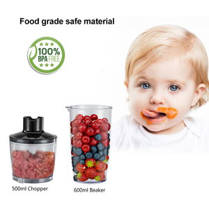 High Performance 1200W 4-in-1 Household <strong>Hand</strong> <strong>Blender</strong> <strong>Set</strong> Electric Adjustable <strong>Speeds</strong> Multiple Plastic Accessories USB Kitchen Use - Product Image 2