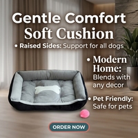 Coussin pour chien en tissu doux toutes saisons, amovible et lavable, pour chiens, chats et petits animaux