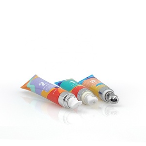 Cosmetic Aluminum <b>Plastic</b> <b>Tube</b> 15ml 20ml Squeeze Soft <b>Tube</b> with Massage Metal Ceramics Applicator Eye Cream <b>Tubes</b> Packaging - Product Image 5