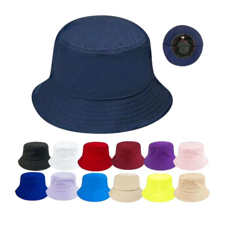 BSBH Unisex Blank Eimer Hüte Mode Sun Cap Packable Custom Fashion Reversible Outdoor Fischer Adult Bucket Hat