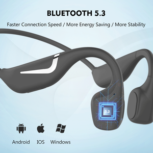 Écouteurs sportifs Starsky DV68 à conduction osseuse réelle pour la course nocturne avec éclairage RGB étanche - Product Image 3