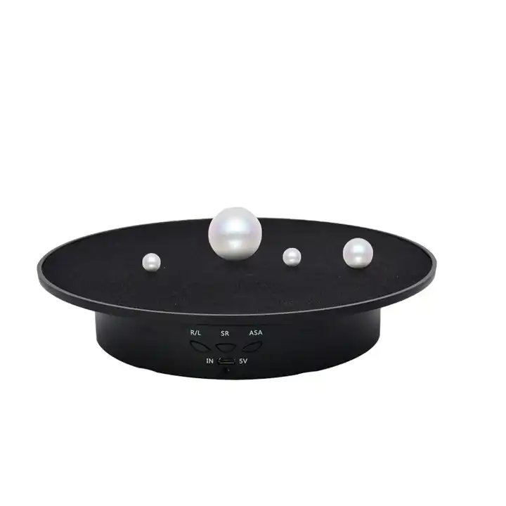 20cm electric rotating jewelry display stand