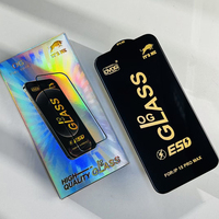 Protection d'écran en verre trempé flexible antistatique premium OG IT'S ME ESD Black Mobile Protect pour iPhone, Samsung A23, A34