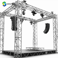 Truss de tubo de aluminio, Truss de iluminación de arco, Sistema de truss de soporte de tierra