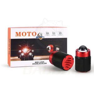 Miniluces LED de conducción para coche y motocicleta, luz blanca ámbar, doble/intermitente, 45W, proyector de lentes - Product Image 1