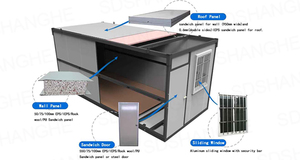 Venta al por mayor <span class=keywords><strong>de</strong></span> China, casa prefabricada plegable <span class=keywords><strong>de</strong></span> 20 pies con baño, contenedor <span class=keywords><strong>de</strong></span> envío a buen precio - Product Image 4