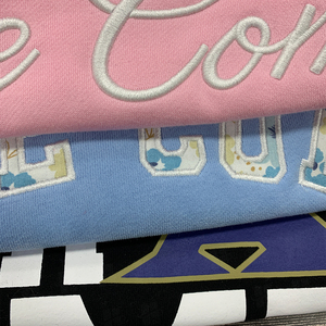 Wholesale Fashion Mockneck Jumpers <b>Top</b> Hot Sale High Quality Cotton Pink Custom Women Drop Shoulder <b>Mock</b> <b>Neck</b> Sweatshirt 380 GSM - Product Image 6