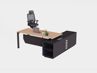Bureau de bureau moderne Yazhi-Bureau d'ordinateur en bois avec rangement, bureau de travail ergonomique pour bureau à domicile