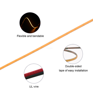 Siêu mỏng 3mm không Khung 4W COB LED dải ánh sáng tiêu thụ điện năng thấp 2700K mềm ấm ul 90 được liệt kê 2700K mềm ấm dải - Product Image 3