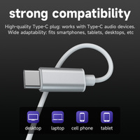 Écouteurs intra-auriculaires de type C, écouteurs filaires pour musique, téléphones Android, télécommande intégrée, suppression active du bruit, étanchéité IPX-4