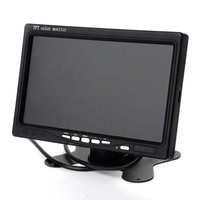 Cámara de visión trasera HD AHD portátil de 7 pulgadas, pantalla de salpicadero, entrada RCA AV, pantalla de 2 canales, TFT LCD, ayuda inversa, Monitor de vídeo para coche