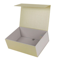 Maßgefertigte Hochwertige Elegante Premium-Marken Stoff-Aufbewahrungsboxen Zusammenklappbare Karton-Verpackung Faltbare Papier-Geschenkboxen mit Bandgriff