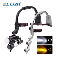 OEM Medical Dental Wireless Surgical Headlight 2.5X 3.5X Loupes Magnifier Plastic Operation Lamp Electric Vimel WM-JYPSL CE