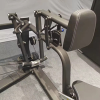 Máquina de remo sentado para entrenamiento de fuerza en gimnasio con selección de carga por pin, para remo medio