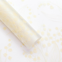 Papier d'emballage pour fleurs Muguet, rouleau imperméable facile à plier pour fête de remise de diplôme, fleuriste, cadeau floral