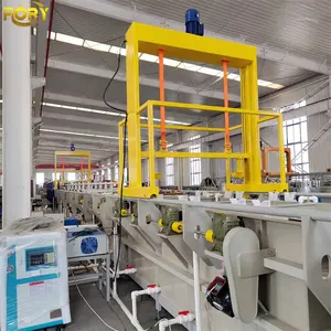 Shandong Linyi automatic metal electroplating line Full auto metal chrome nickel plating machine