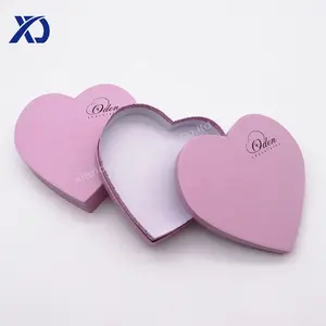 Empty Heart Shaped Box For Assorted Chocolate Cookies Candy Marshmallow gift packaging Valentine's Day