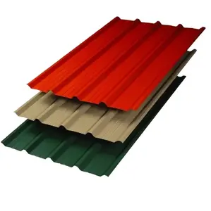 환경 친화적 인 컬러 스틸 타일 제조업체 지붕 패널지붕 건축용 골판지 강판