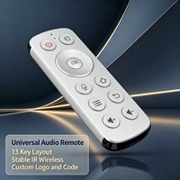 Control Remoto Universal Inalámbrico IR de 13 Teclas JCXK, Plástico ABS, OEM, ODM, Suministro de Fábrica Personalizado
