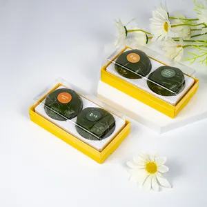 Kemasan Makanan Sekali Pakai Plastik Mochi Kemasan untuk Kue Makanan Penutup Kue Cup Cake dengan Kertas Dasar