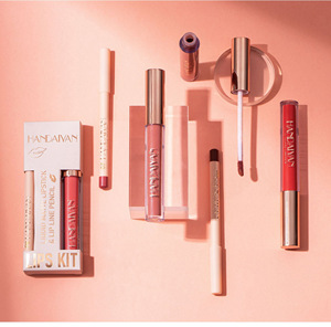Ensemble de rouge à lèvres liquide mat 12 couleurs + crayon à lèvres, gloss à lèvres velours nude, gloss à lèvres imperméable longue durée, kit de cosmétiques - Product Image 5