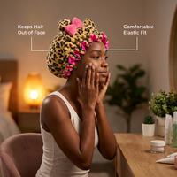 Nouvel Arrivage – Bonnets en Soie Satinée Réglables Double Couche pour Femmes, Réversibles, Faits Main, Chauds et Doux, en Peluche
