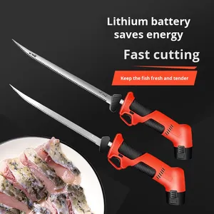 Couteau électrique rechargeable pour la cuisine, <span class=keywords><strong>le</strong></span> camping et l'extérieur, en acier à haute teneur en carbone, coupe-<span class=keywords><strong>pain</strong></span> en os de poisson, batterie au lithium - Product Image 6