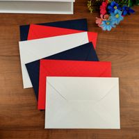 Rima bambu pola Linen Custom High-End kecil warna segar undangan dompet ucapan amplop gaya Retro kartu pos