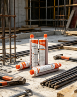 Adhésif d'ancrage époxy à deux composants, adhésif d'injection époxy modifié pour la fixation des barres d'acier dans le béton, adhésif d'ancrage époxy