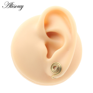 Alisouy, 2 uds., <span class=keywords><strong>espiral</strong></span> <span class=keywords><strong>de</strong></span> acero inoxidable, sin <span class=keywords><strong>labio</strong></span> perforado, Labret, anillos <span class=keywords><strong>para</strong></span> tabique nasal, Clip, cartílago, hélice, pendientes <span class=keywords><strong>para</strong></span> trago, joyería <span class=keywords><strong>para</strong></span> el cuerpo - Product Image 6