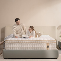 COSTFULL 10 Zoll King Queen Size Hybrid-Matratze mit Zero-Pressure Gel-Memory-Schaum Taschenfederkern Modernes Design für Hotelgebrauch
