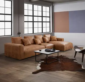 Yeni sıcak satış kesit kanepe oturma odası mobilya Modern teknik kumaş koltuk takımı avrupa tarzı