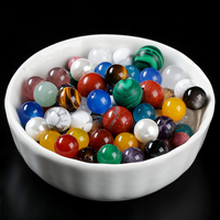 JD GEMS Vente en gros de perles d'agate naturelles de 4 mm à 12 mm, demi-percées, colorées, certifiées CNAS, de haute qualité, pour la fabrication de bijoux et de bracelets