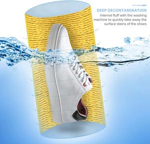 Sac de Lavage Réutilisable et Durable en Chenille pour Chaussures, Sacs de Rangement Flexibles Multifonctionnels, Couleur Personnalisable, Design Moderne - Product Image 2