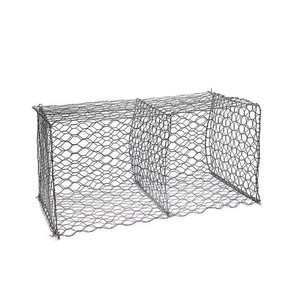 Malla de gaviones galvanizada - Cajas de malla de gaviones para control de inundaciones y refuerzo de diques - Product Image 1