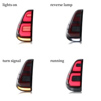 Luces Traseras LED Modificadas DK Motion para Toyota Land Cruiser Prado para Lexus GX470 2003-2009 Conjunto de Lámparas Traseras