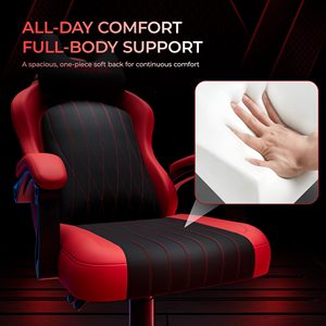 <span class=keywords><strong>Fauteuil</strong></span> de jeu en cuir rouge personnalisé, pivotant, à dossier haut, style course, pour ordinateur, vente en gros - Product Image 4