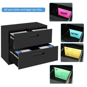 Fichier 3 Nuls 5 Dessin A4 Dossiers Maison En Acier 4 Tiroirs Gris Clair Poudre Deux Simple De Haute Qualité En Métal Tiroir classeur - Product Image 3