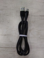 Kabel Data pengisi daya silikon TPE, kabel Data 1M cocok dengan kabel USB mikro cepat untuk ponsel