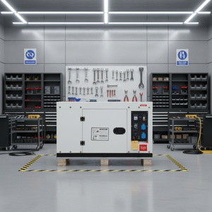 מכירת חיסול גנרטור דיזל שקט 10kVA 12kVA 8kVA עם מערכת העברת חשמל אוטומטית (ATS) לשימוש ביתי, גנרטורים אטומים לרעש 50/60 הרץ לגיבוי חשמל - Product Image 4