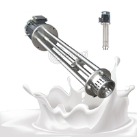 Machine à homogénéiser et émulsifier les crèmes cosmétiques en acier inoxydable, mélangeur à cisaillement élevé à levage pneumatique, broyeur chimique motorisé