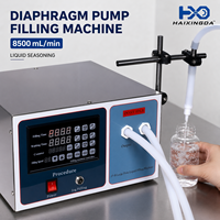 Machine de remplissage semi-automatique à pompe à diaphragme pour bouteilles PET, à une tête, avec contrôle PLC, pour ligne de production haute vitesse