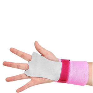 Custom Hand Grips and Wristbands <b>Set</b> for Palm Protection and Wrist Support for <b>Kettlebells</b>, Tennis, and Yoga - Product Image 1