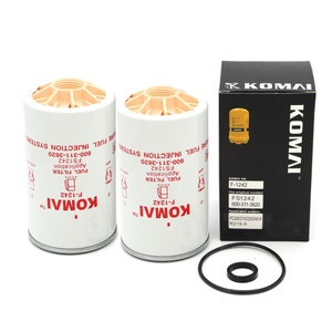 Komai ตัวกรองน้ำมันเชื้อเพลิงแบบหมุนเครื่องยนต์รถบรรทุกหนัก LFF5 BF957 P550105 FF105 33109 P3528A สำหรับ Luber-finer Fleetguard Fram WIX - Product Image 1